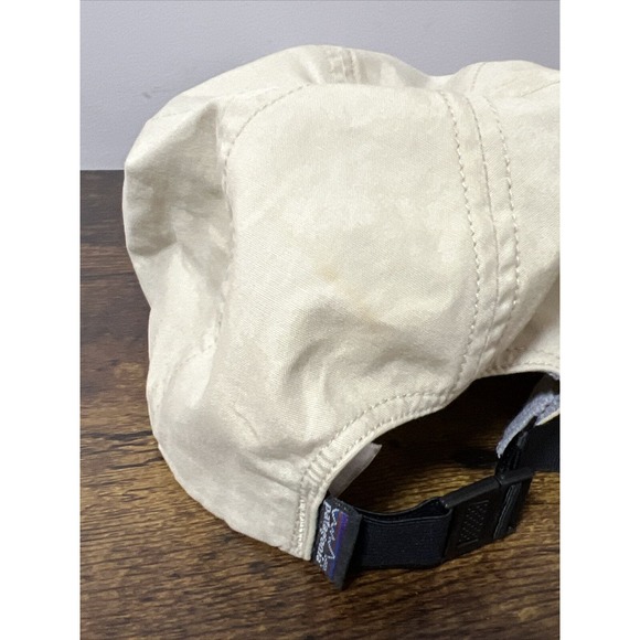 RARE 2009 Patagonia 6-Panel Tan Embroidered Fly Fishing Logo Trout Cap/Hat 28863 - Picture 6 of 8